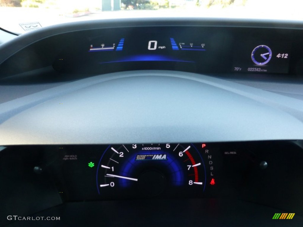 2012 Honda Civic Hybrid-L Sedan Gauges Photos
