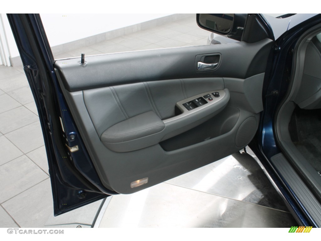 2003 Accord EX V6 Sedan - Eternal Blue Pearl / Gray photo #16