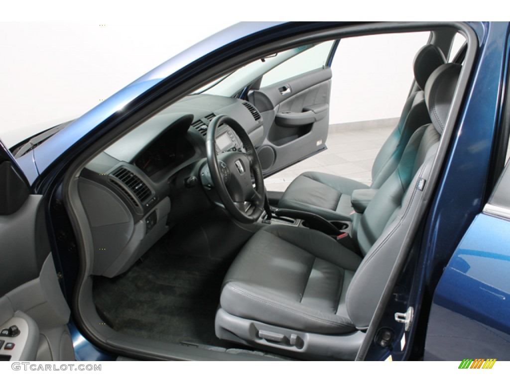 2003 Accord EX V6 Sedan - Eternal Blue Pearl / Gray photo #18