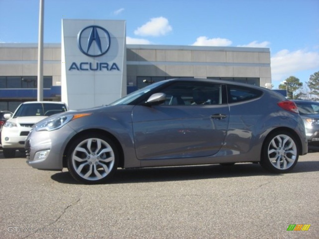 2012 Veloster  - Triathlon Gray / Black photo #3