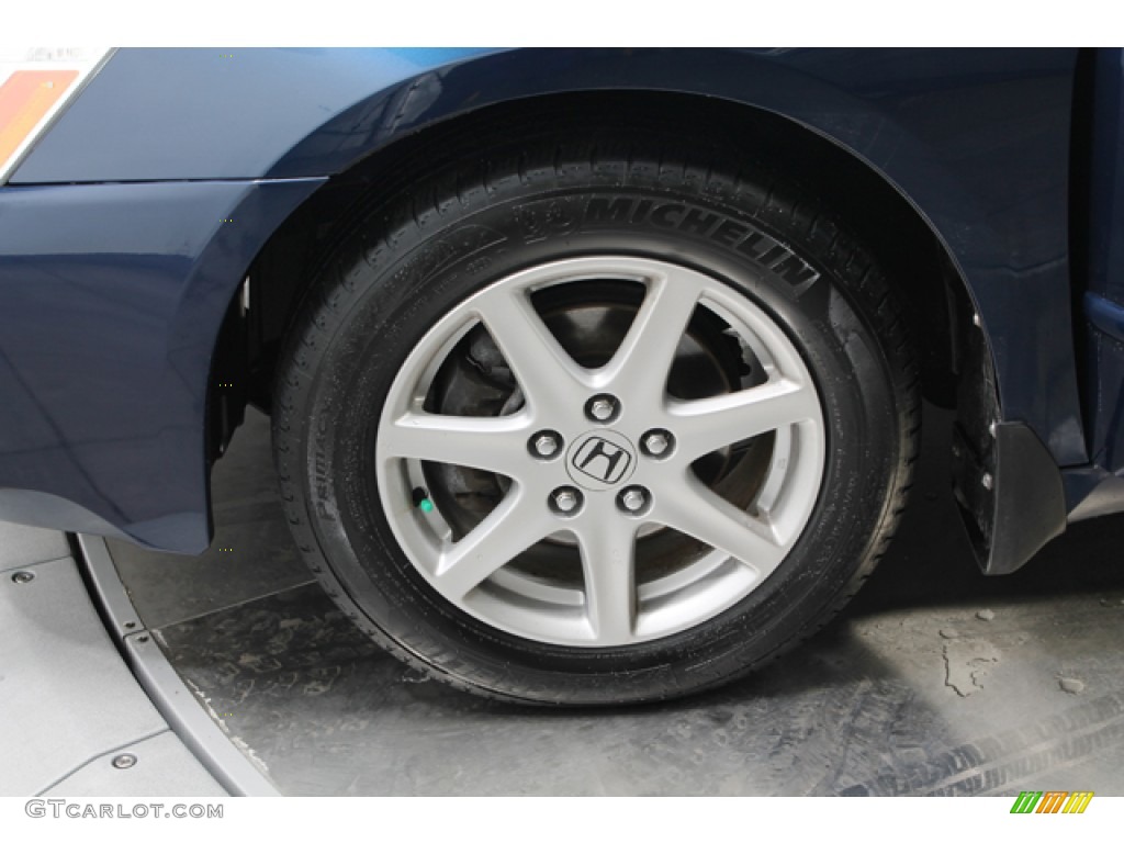 2003 Accord EX V6 Sedan - Eternal Blue Pearl / Gray photo #27