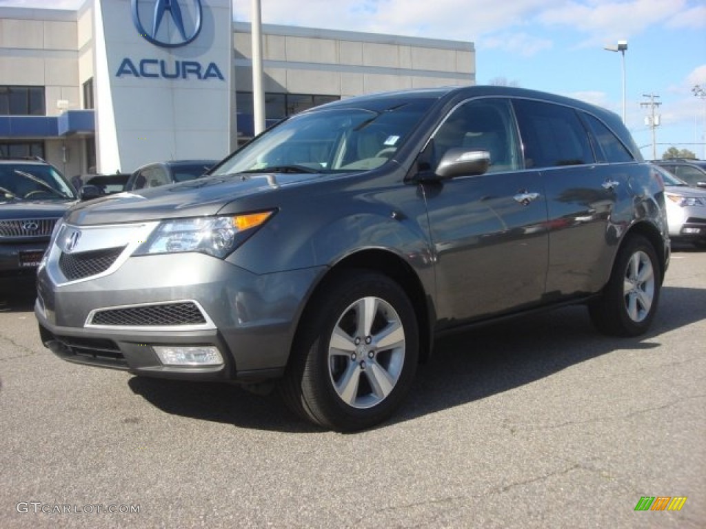 Polished Metal Metallic 2010 Acura MDX Technology Exterior Photo #77795879