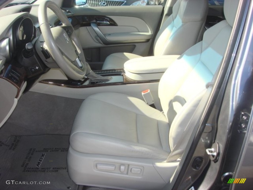 Taupe Gray Interior 2010 Acura MDX Technology Photo #77795975