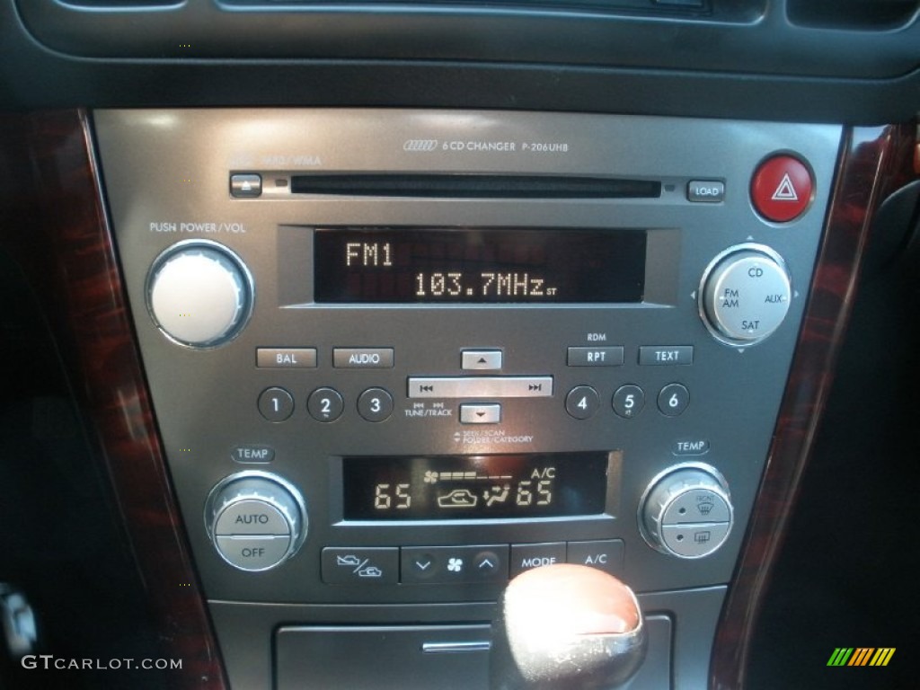 2009 Subaru Legacy 3.0R Limited Audio System Photos