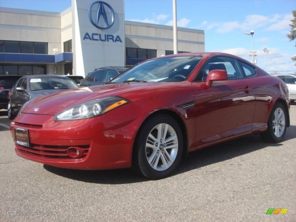 2007 Tiburon GS - Redfire Pearl / Black photo #2