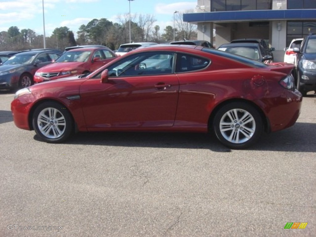 2007 Tiburon GS - Redfire Pearl / Black photo #3