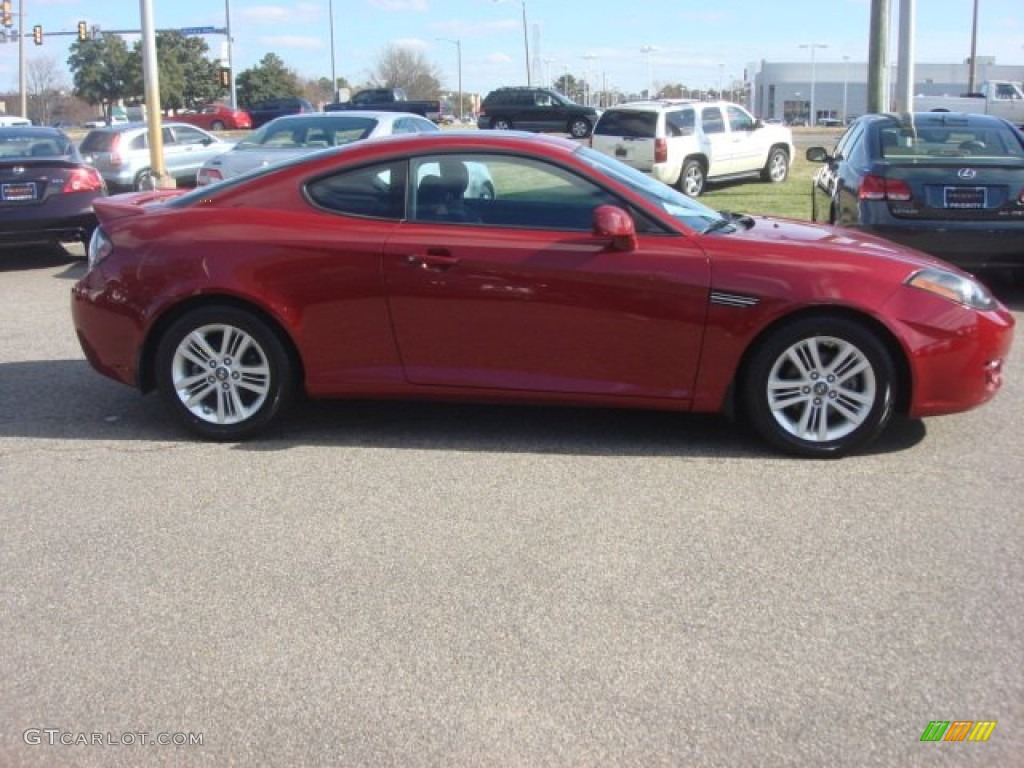 2007 Tiburon GS - Redfire Pearl / Black photo #6