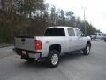2011 Sheer Silver Metallic Chevrolet Silverado 2500HD LTZ Crew Cab 4x4  photo #10