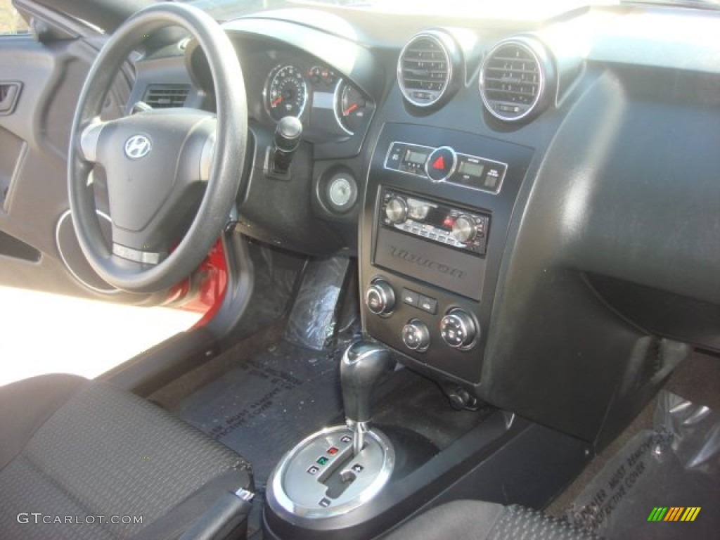 2007 Tiburon GS - Redfire Pearl / Black photo #13