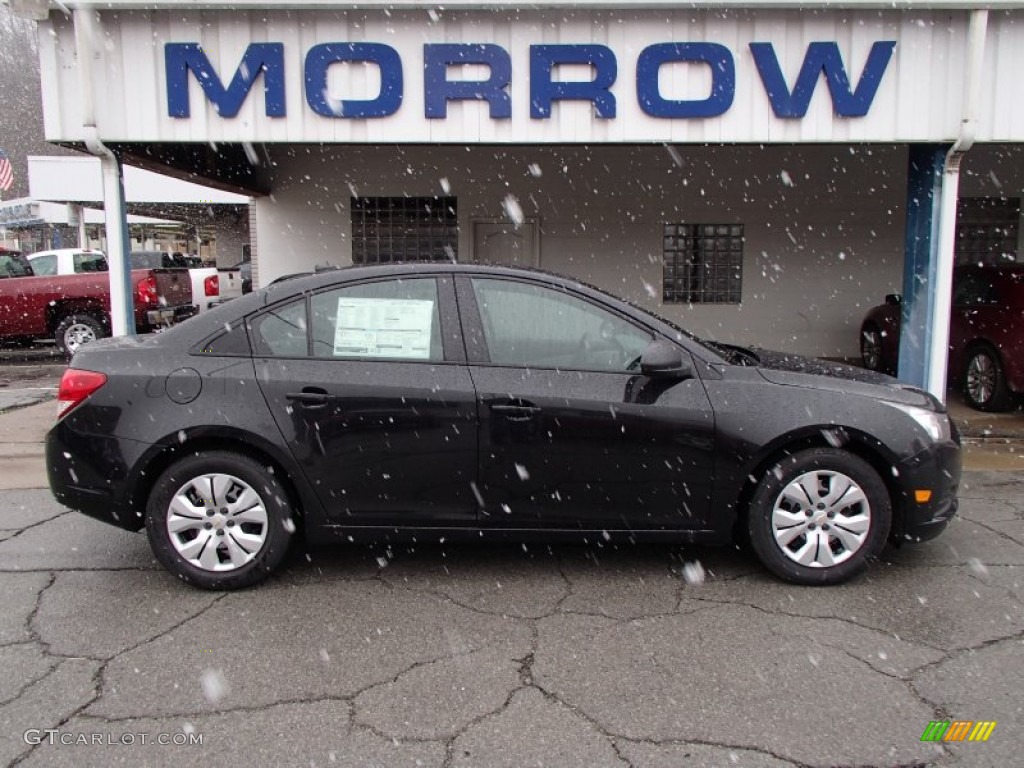 2013 Cruze LS - Black Granite Metallic / Jet Black/Medium Titanium photo #1