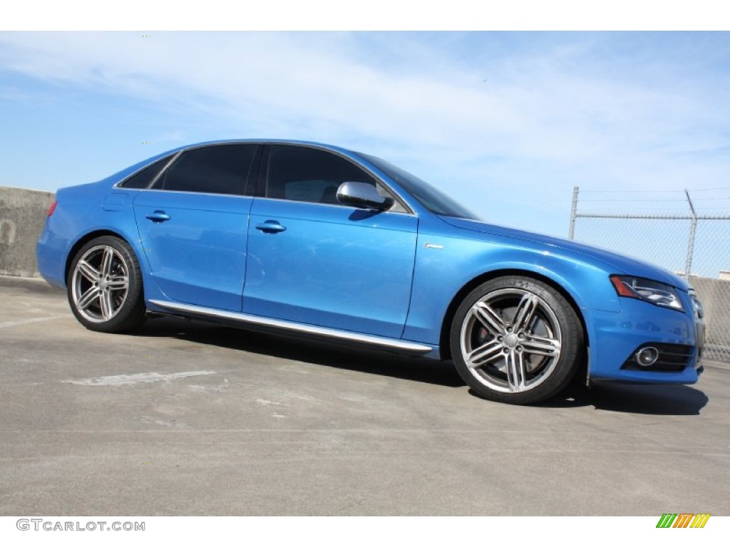 Sprint Blue Pearl Effect 2010 Audi S4 3.0 quattro Sedan Exterior Photo #77799413