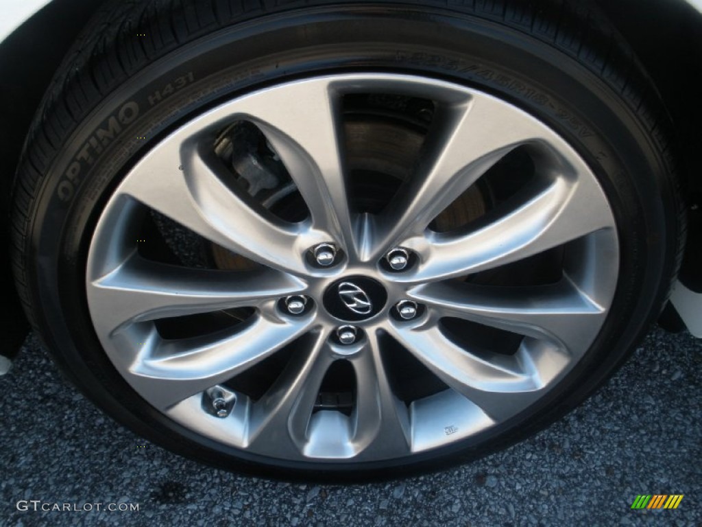 2011 Sonata Limited 2.0T - Pearl White / Camel photo #16