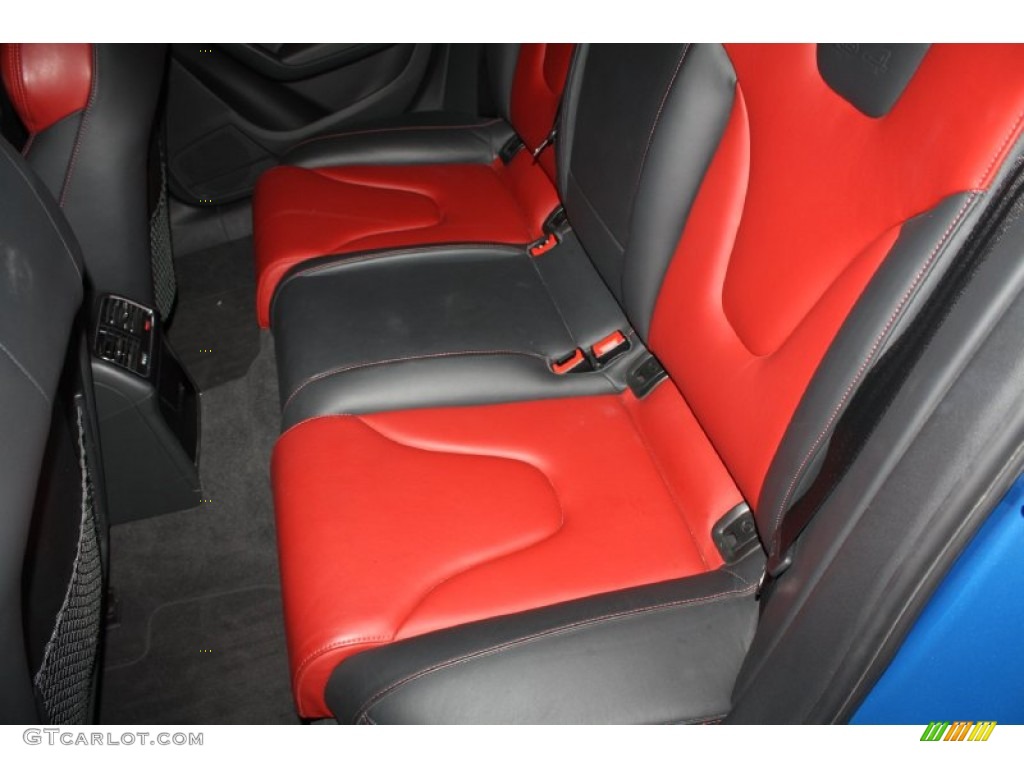 Black/Red Interior 2010 Audi S4 3.0 quattro Sedan Photo #77799950