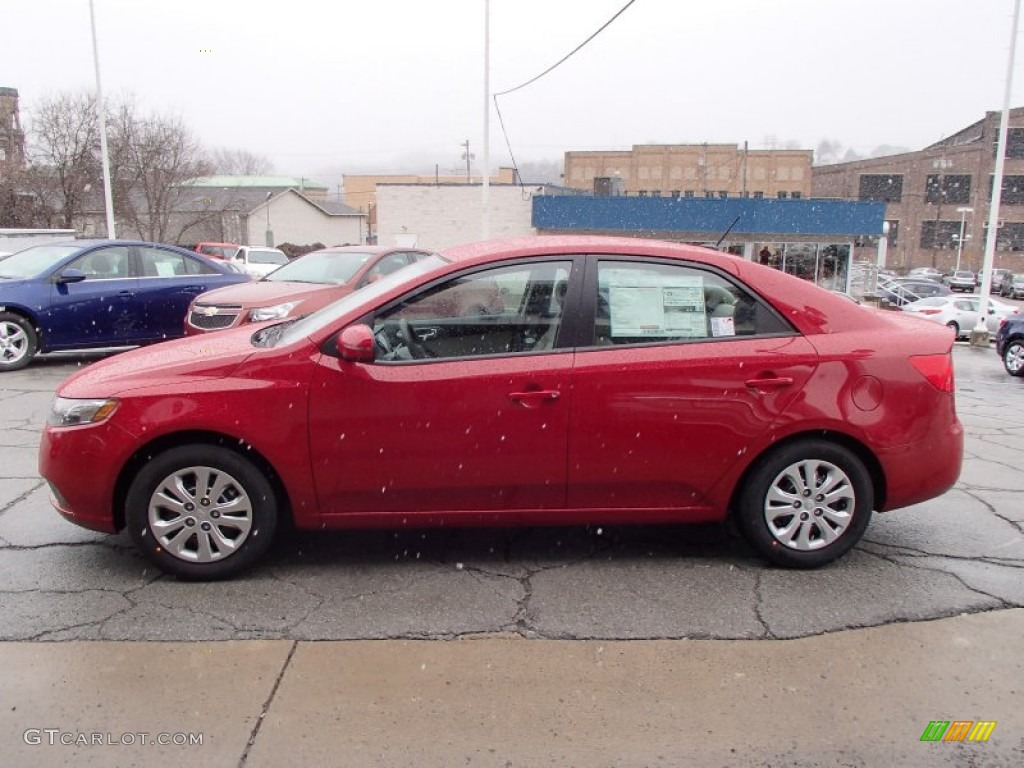 2013 Forte EX - Crimson Red / Stone photo #5