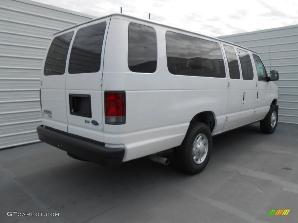 Oxford White 2013 Ford E Series Van E350 XL Extended Passenger Exterior Photo #77801343