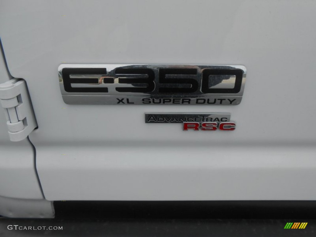 2013 E Series Van E350 XL Extended Passenger - Oxford White / Medium Flint photo #6