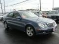 2007 Platinum Blue Metallic Mercedes-Benz E 550 4Matic Sedan  photo #3