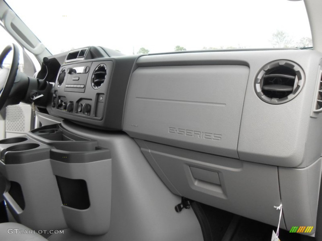 2013 Ford E Series Van E350 XL Extended Passenger Medium Flint Dashboard Photo #77801618