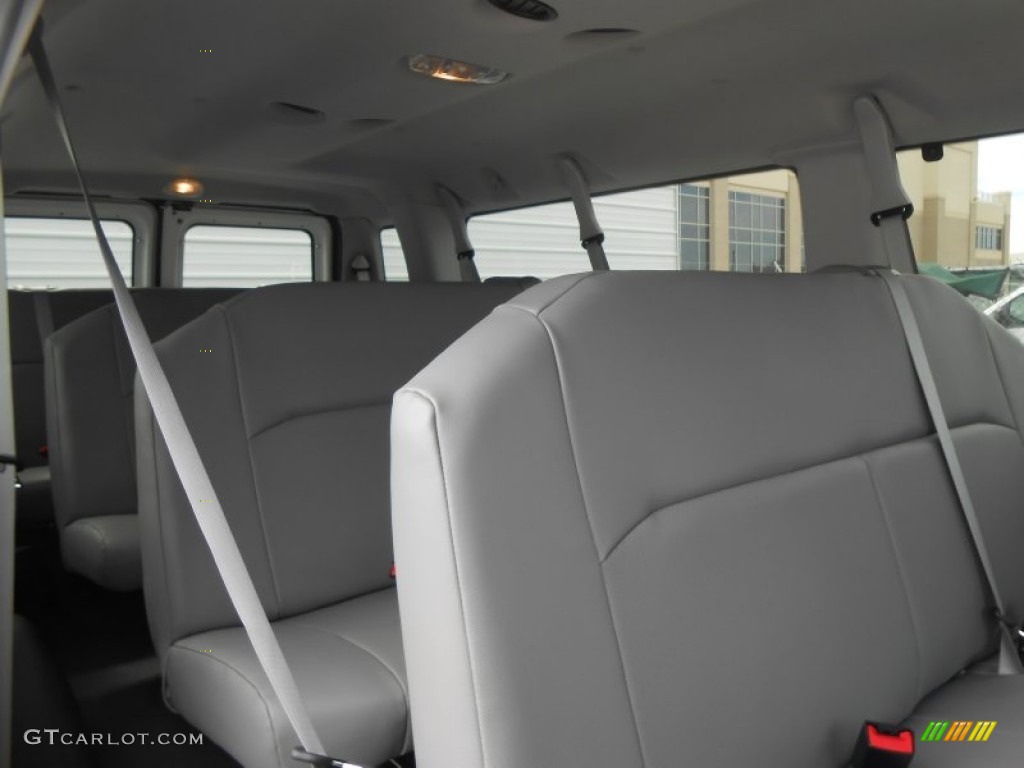 Medium Flint Interior 2013 Ford E Series Van E350 XL Extended Passenger Photo #77801669