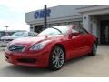 Vibrant Red 2010 Infiniti G 37 Convertible