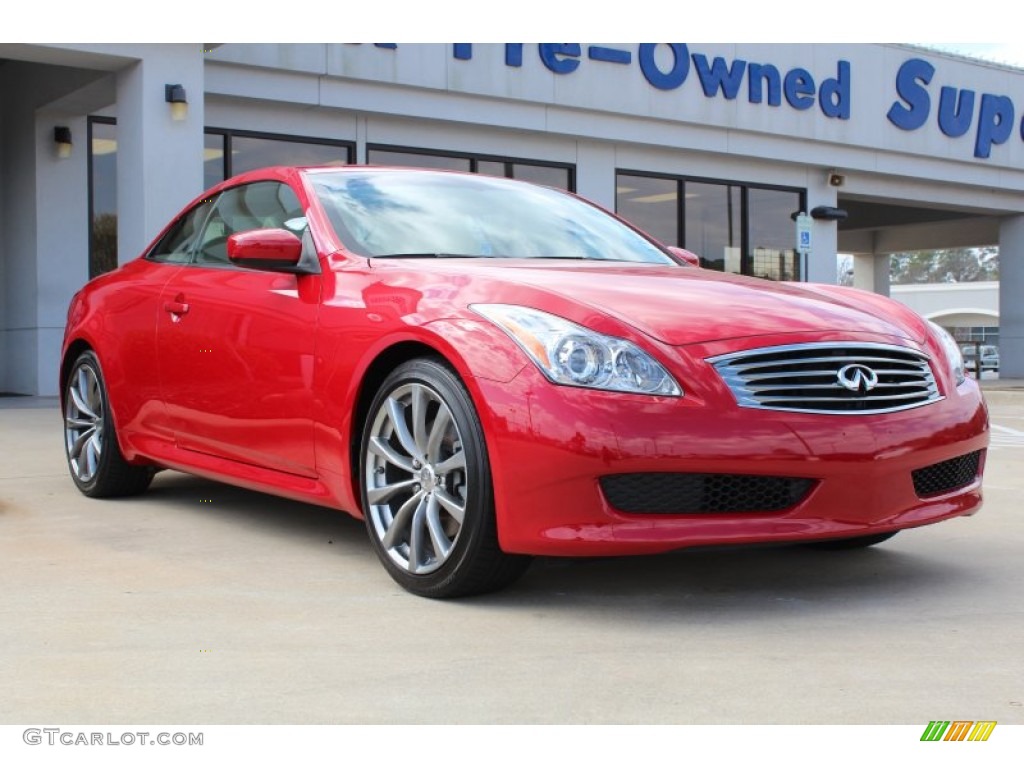 Vibrant Red 2010 Infiniti G 37 Convertible Exterior Photo #77802335