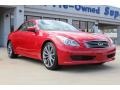 Vibrant Red 2010 Infiniti G 37 Convertible Exterior