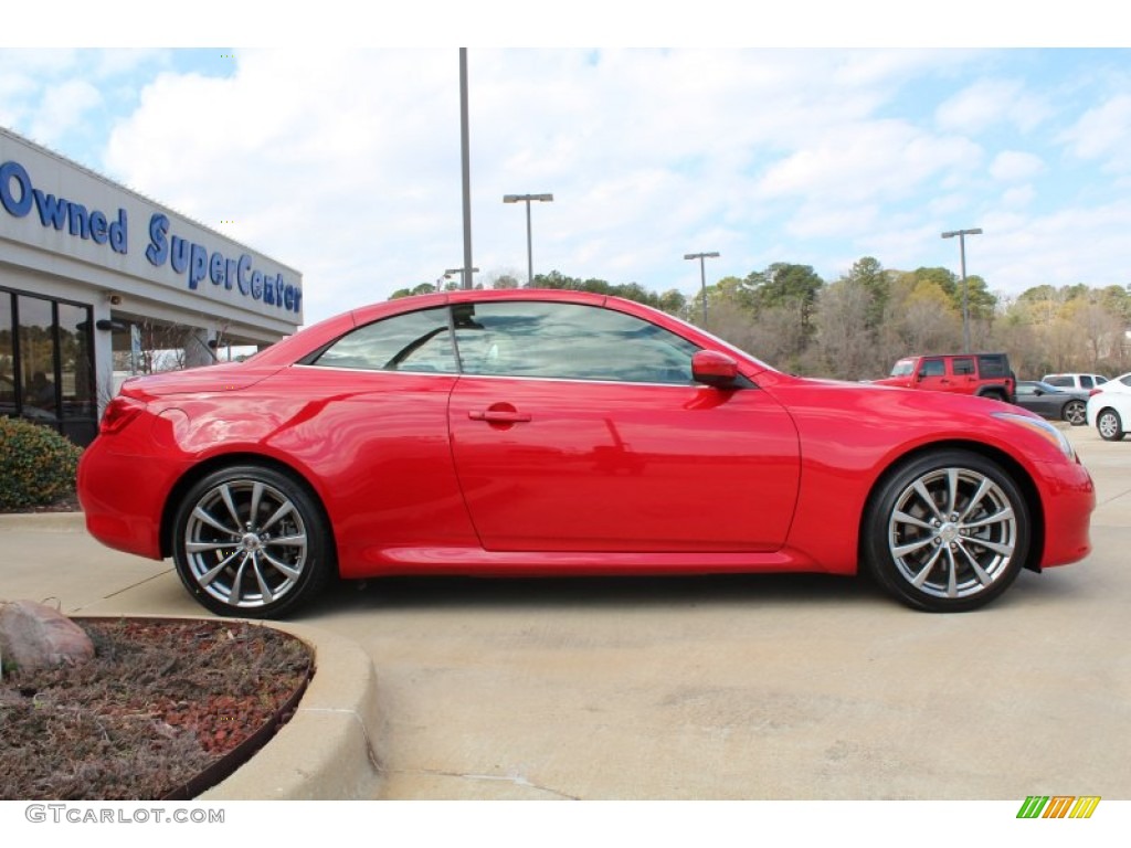 Vibrant Red 2010 Infiniti G 37 Convertible Exterior Photo #77802428