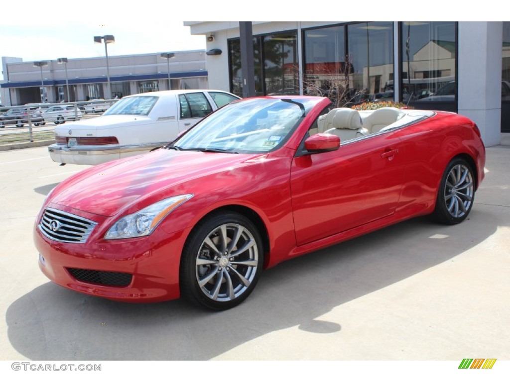 Vibrant Red 2010 Infiniti G 37 Convertible Exterior Photo #77802519