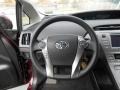 Dark Gray 2013 Toyota Prius Persona Series Hybrid Steering Wheel