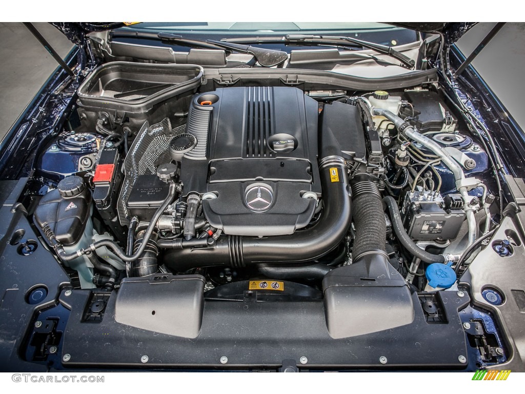 2013 Mercedes-Benz SLK 250 Roadster 1.8 Liter GDI Turbocharged DOHC 16-Valve VVT 4 Cylinder Engine Photo #77802566