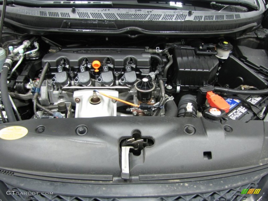 2010 Civic EX Coupe - Crystal Black Pearl / Black photo #4