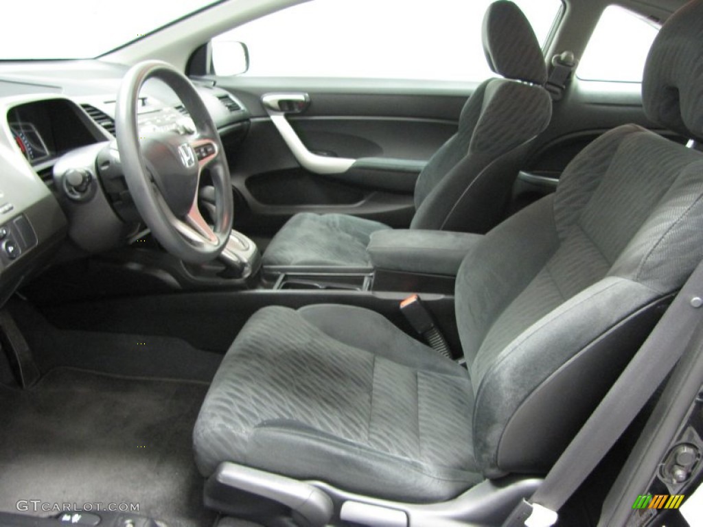 2010 Civic EX Coupe - Crystal Black Pearl / Black photo #5
