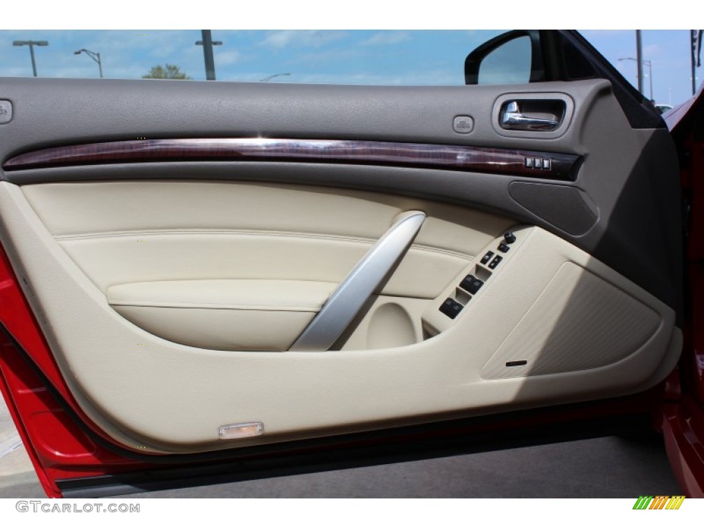 2010 Infiniti G 37 Convertible Wheat Door Panel Photo #77802665