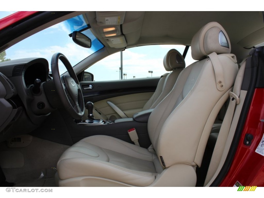 2010 G 37 Convertible - Vibrant Red / Wheat photo #19