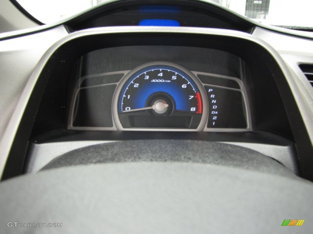 2010 Civic EX Coupe - Crystal Black Pearl / Black photo #17