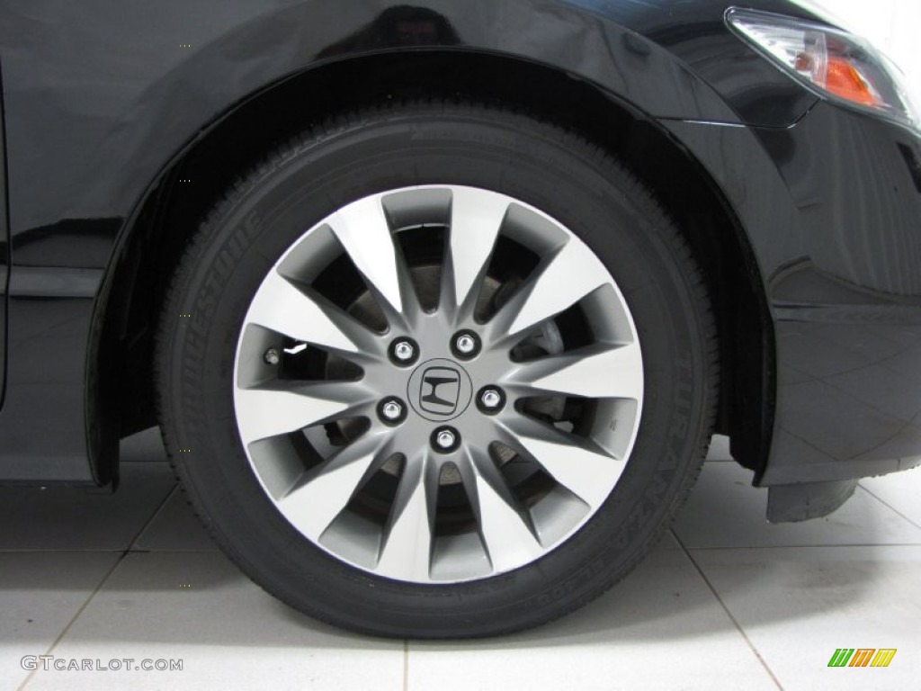 2010 Civic EX Coupe - Crystal Black Pearl / Black photo #25