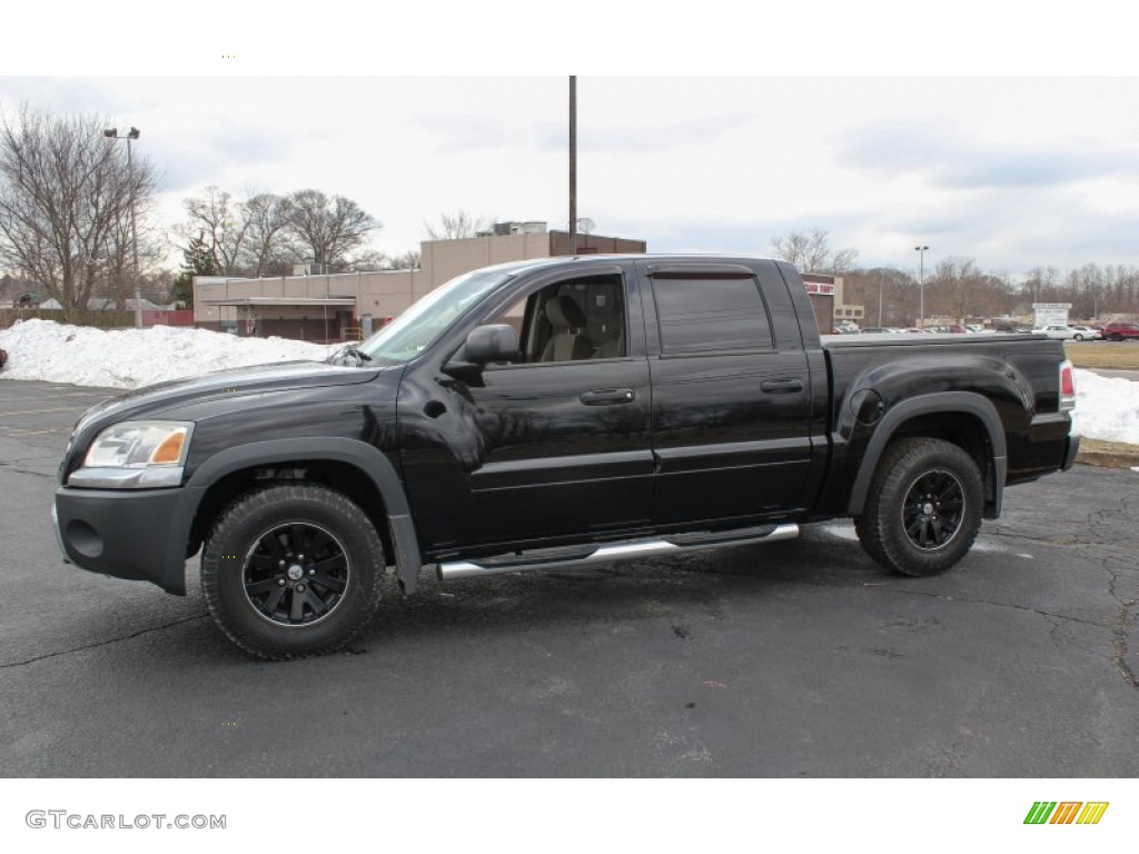 Carbide Black 2006 Mitsubishi Raider DuroCross Double Cab 4x4 Exterior Photo #77803743