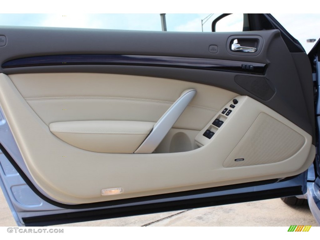 2013 Infiniti G 37 Convertible Wheat Door Panel Photo #77804625