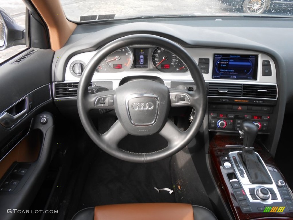 2010 Audi A6 3.0 TFSI quattro Sedan Amaretto/Black Dashboard Photo #77804791