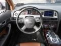 2010 Audi A6 Amaretto/Black Interior Dashboard Photo