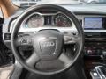 2010 Audi A6 Amaretto/Black Interior Steering Wheel Photo