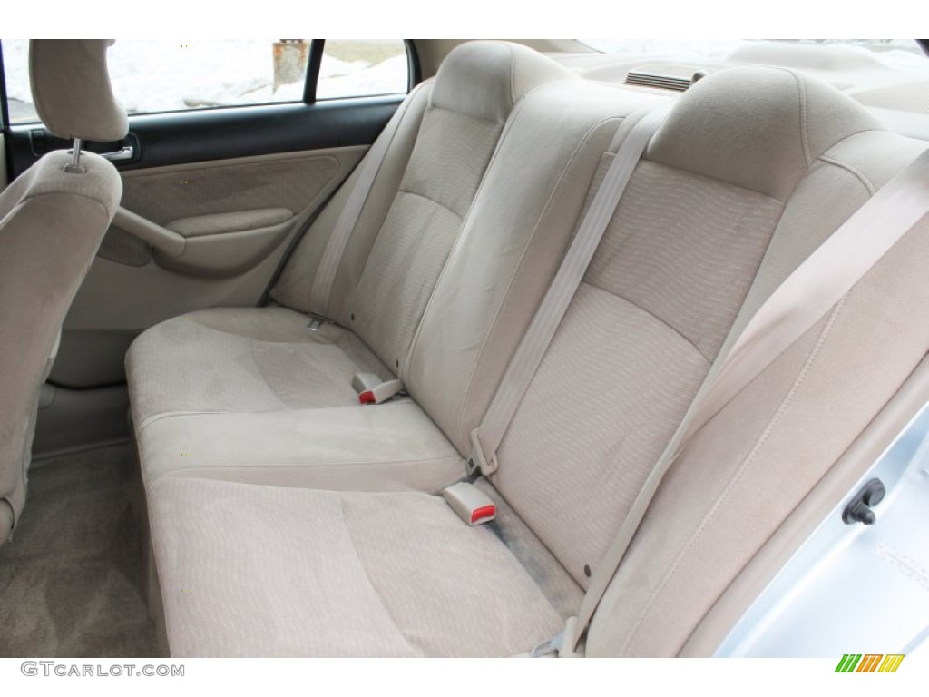 2003 Honda Civic Hybrid Sedan Rear Seat Photo #77805773