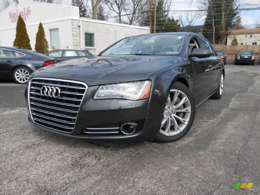 Oolong Grey Metallic 2011 Audi A8 L 4.2 FSI quattro Exterior Photo #77806868