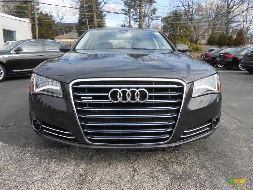 Oolong Grey Metallic 2011 Audi A8 L 4.2 FSI quattro Exterior Photo #77806886