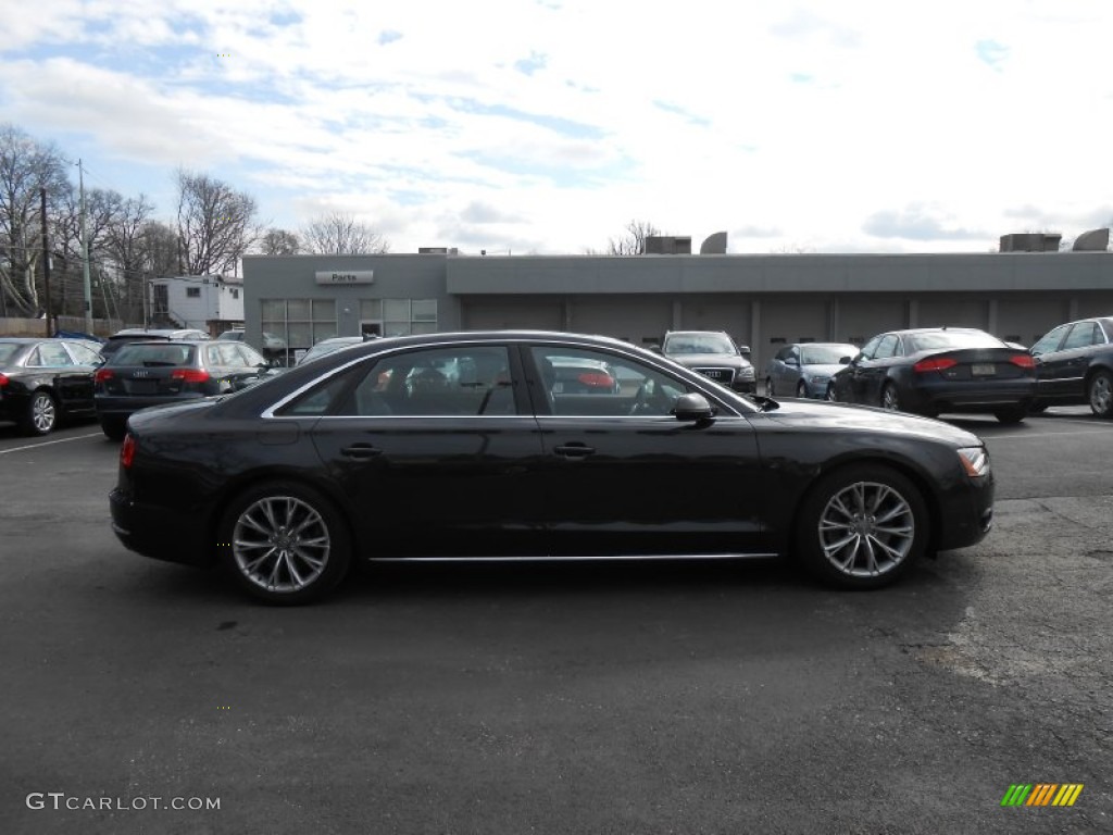 2011 A8 L 4.2 FSI quattro - Oolong Grey Metallic / Black photo #4