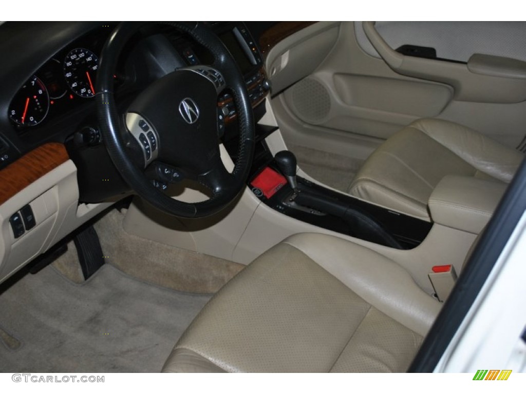 Parchment Interior 2006 Acura TSX Sedan Photo #77806956