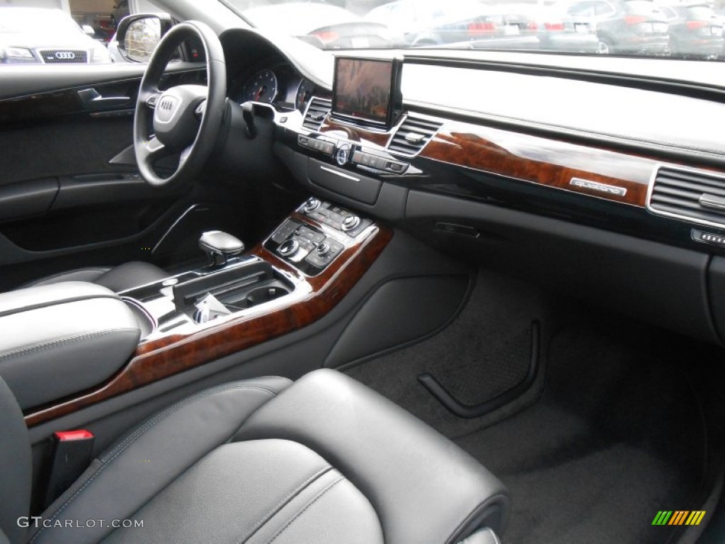 2011 Audi A8 L 4.2 FSI quattro Black Dashboard Photo #77807076