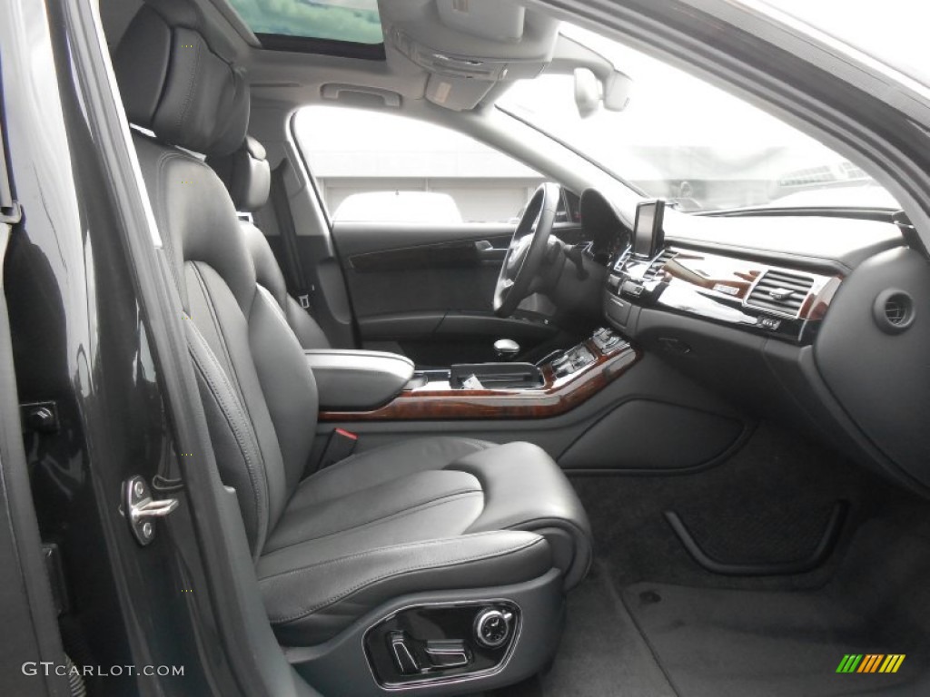 Black Interior 2011 Audi A8 L 4.2 FSI quattro Photo #77807090