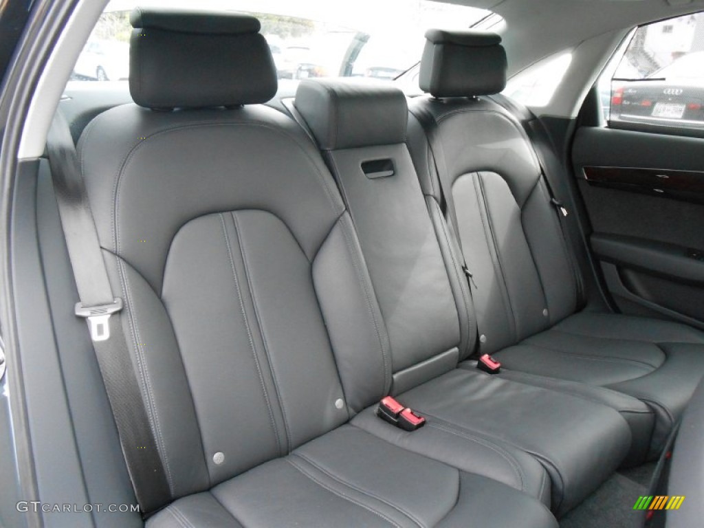 2011 Audi A8 L 4.2 FSI quattro Rear Seat Photo #77807105