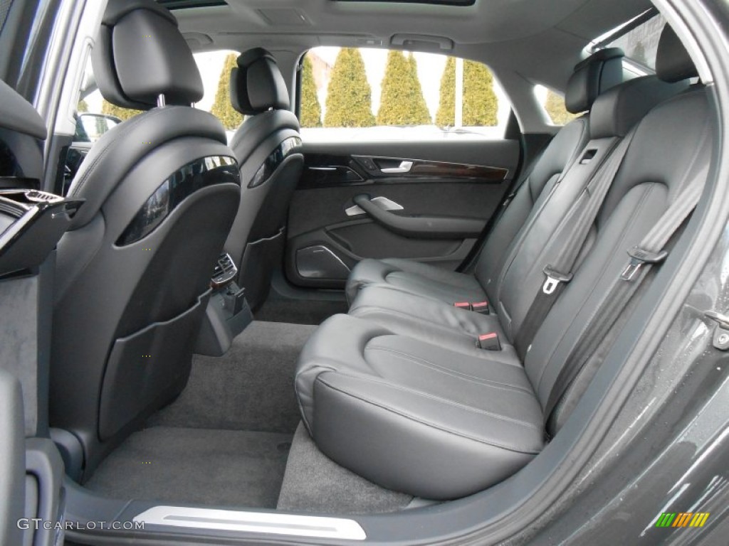 2011 Audi A8 L 4.2 FSI quattro Rear Seat Photo #77807147